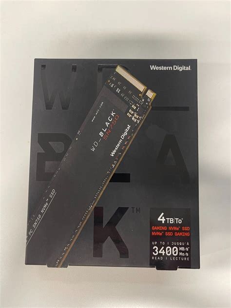 Western Digital Black Sn750 Nvme M 2 2280 4tb PCI Express 3 0 X4 64