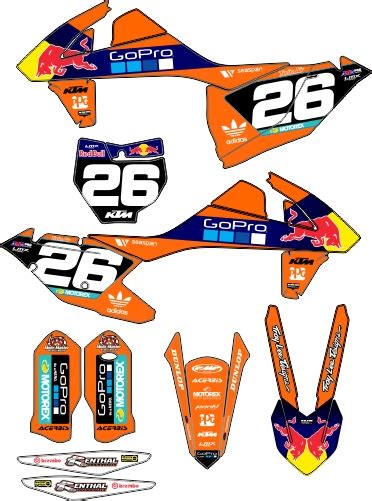 Calcos Ktm Lmx Graphickits