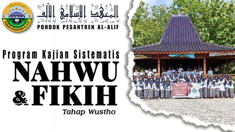 Program Kajian Nahwu Dan Fikih Metode Praktis Membaca Kitab Gundul