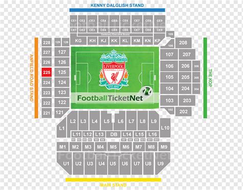 Anfield Seat Map