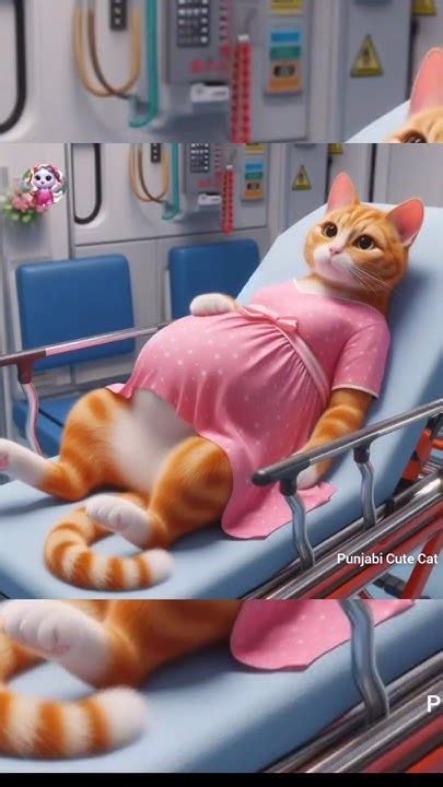 Cute Pregnant Cat 🤩🥰 Trending Viral Cute Cat Cartoon Shorts Youtube