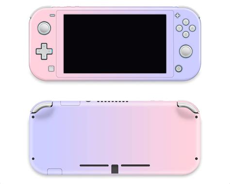 Nintendo Switch Lite Skin Pastel Purple Leaf Switch Skin Leaves