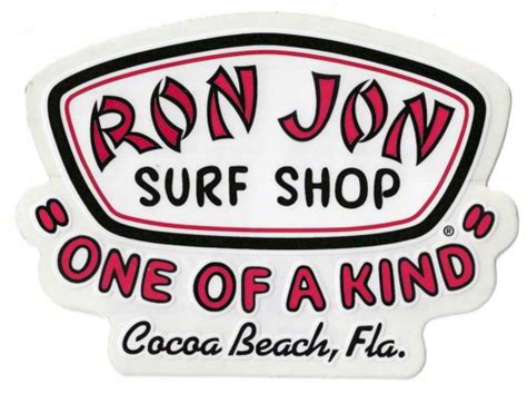 Ron Jon Surf Shop Cocoa Beach One Of A Kind Decal Bumper Sticker EBay