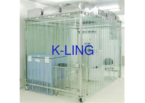 Movable Vertical Air Flow SoftWall Clean Room 304 Stainless Steel Cleanroom