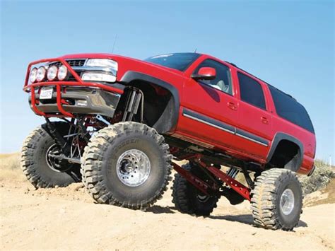 Custom 2002 Chevy Suburban - Lift Kit & Supercharger - Four Wheeler ...