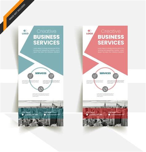 Premium Vector Modern Corporate Rollup Banner Design Template