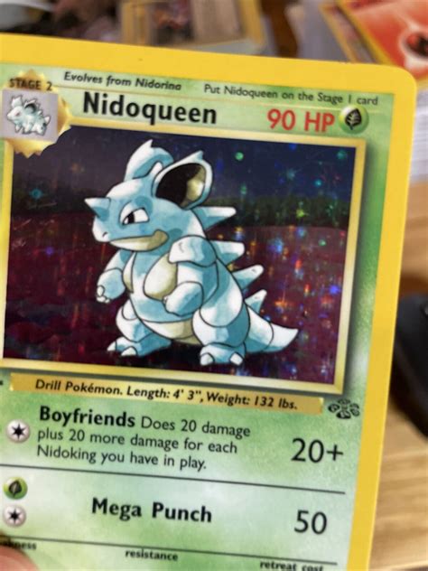 Pok Mon Tcg Nidoqueen Jungle Holo St Edition Holo Rare Ebay