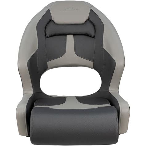 Shop For Springfield Deluxe Sport Flip Up Ii Bucket Seat Carbon Fiber Charcoal And Light Gray