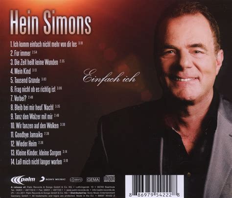 Hein Simons Heintje Einfach Ich CD Jpc