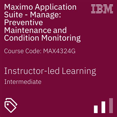 Maximo Application Suite Manage Preventive Maintenance And Condition