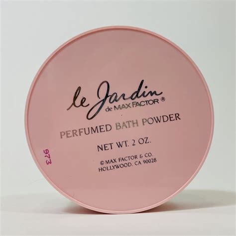 Vintage Le Jardin Max Factor Perfumed Bath Powder Dusting 2 0 Etsy