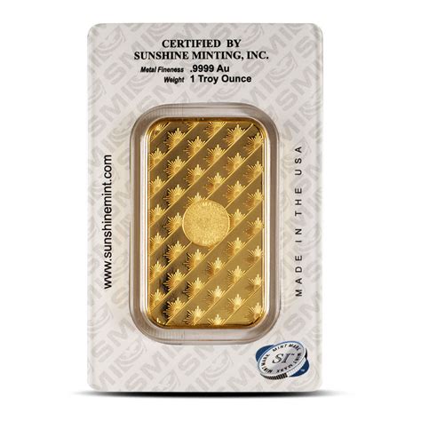 Buy 1 Oz Sunshine Minting 9999 Gold Bars Online L Jm Bullion™