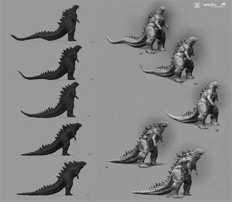 Artstation Godzilla 2014 Andrew Baker Kaiju Design Godzilla 2014