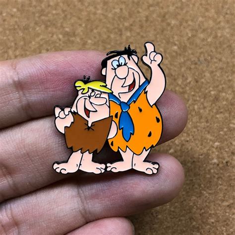 Flintstone Fred And Barney Enamel Pin — Distinct Pins