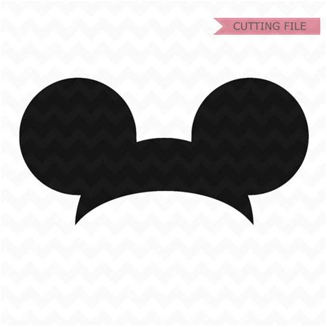 Mickey Mouse Ears Svg Mickey Mouse Head Svg and Png File - Etsy Israel