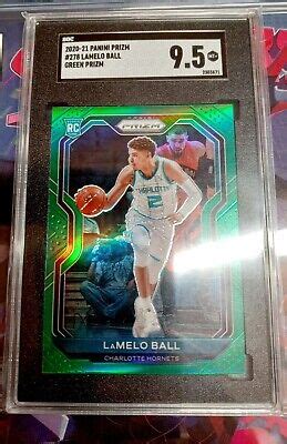 Panini Prizm Green Prizm Lamelo Ball Rc Sgc Mint