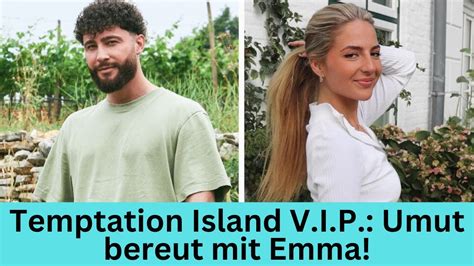 Temptation Island V I P Umut Bedauert Den Seitensprung Mit Emma