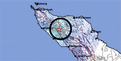 Kabupaten Nagan Raya Aceh Diguncang Gempa Tektonik M 4 9 HARIAN MISTAR