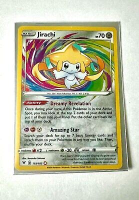 Pok Mon Tcg Vivid Voltage Jirachi Amazing Rare Holo Nm M Ebay