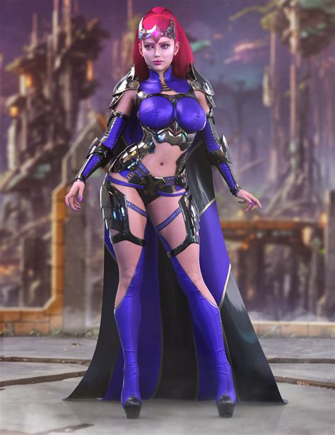 DForce HM Gammaray Outfit For Genesis 9 Daz 3D