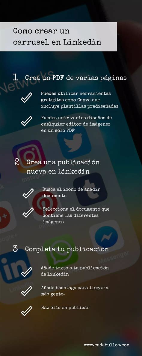 Como Crear Un Carrusel Linkedin Pdf