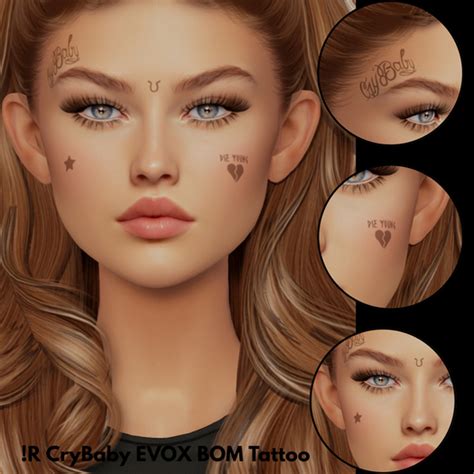 Second Life Marketplace R Crybaby Evox Tattoo