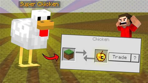 I Found Big And SUPER CHICKEN In Minecraft MCPE YouTube