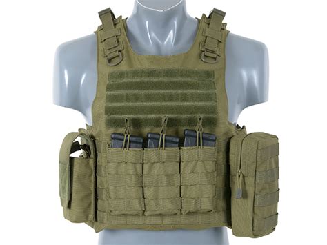 Lightweight Aav Fsbe Assault Vest System V Olive Fields