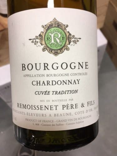 Remoissenet P Re Fils Chardonnay Bourgogne Cuv E Tradition Vivino Us