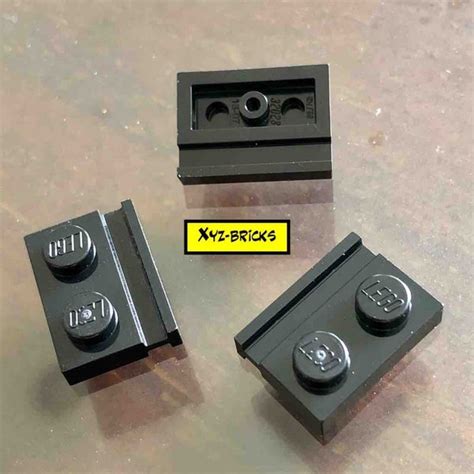 Jual Lego Original Parts Plate X With Slide Black Di Lapak