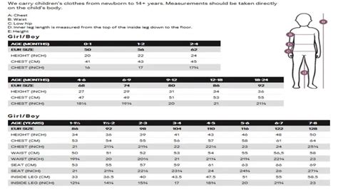 Handm Size Chart Discover Your Perfect Fit Sizechartly