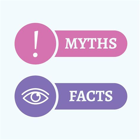 Myths Facts Button Vector Icon Vector Art At Vecteezy