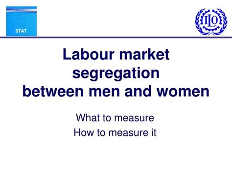 Ppt Labour Market Segregation Between Men And Women Powerpoint