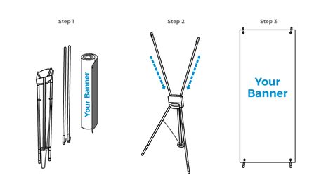 X Stand Banners X Banners Square Signs