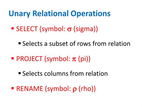 Relational Algebra In Dbms Ppt