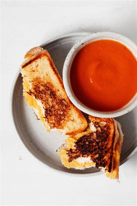 Vegan Grilled Cheese Pantry Tomato Soup The Full Helping