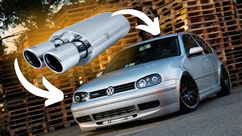 FIZEMOS O ESCAPAMENTO DO GOLF GTI 1 8T 20v DOWNPIPE ESCAPE RETO E A