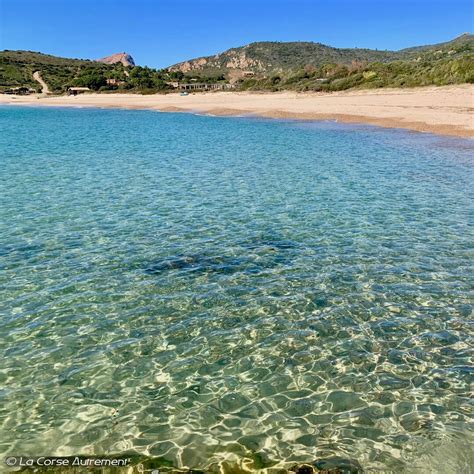 La Plage D Arone Proche Du Village De Piana En Corse