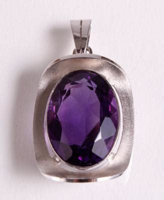 Amethyst Anh Nger Schmuck Kunst Antiquit Ten