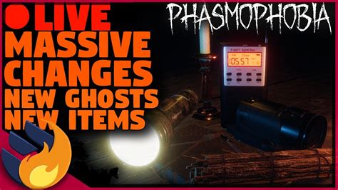 Big Update New Ghosts New Item Sprint Rework Phasmophobia Youtube