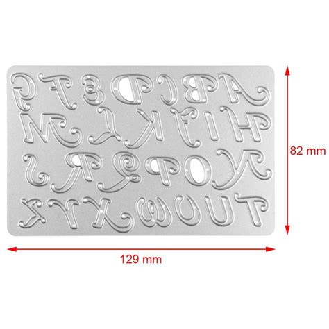 2020 26 Letters Metal Cutting Dies Stencils For DIY Scrapbooking Photo ...