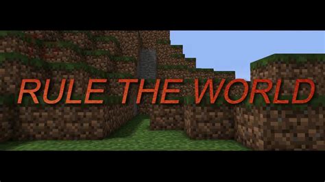 Rule The World Minecraft Animation Music Video Kinetic Typography