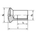 DIN 1444 Bolzen Mit Kopf Form B Mit Splintloch Stahl Blank Im