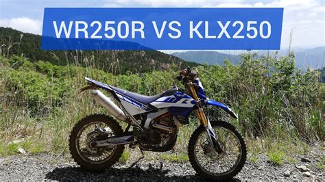 Klx250 Vs Wr250r Youtube