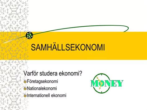 PPT SAMHÄLLSEKONOMI PowerPoint Presentation free download ID 4659146