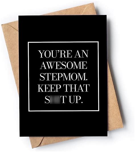 Stepmom Card Birthday Card For Stepmom Stepmother Card