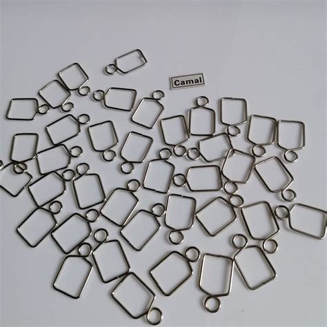 Camal Pcs Mmx Mm Chrome Metal Connector Pins Hooks For Diy