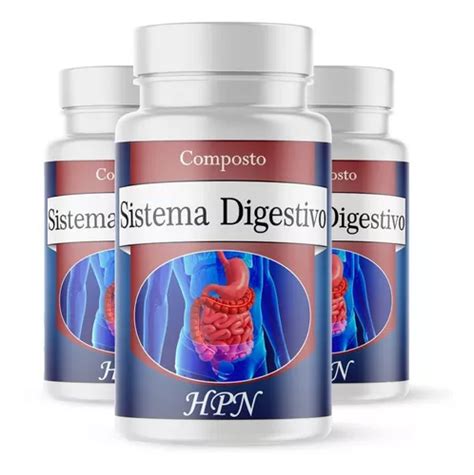 Composto Sistema Digestivo Kit Potes C Psulas De Mg Venda Em