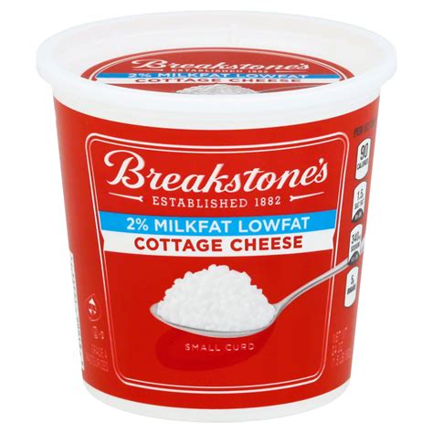 Breakstone S Small Curd 2 Milkfat Lowfat Cottage Cheese Shop Cottage Cheese At H E B