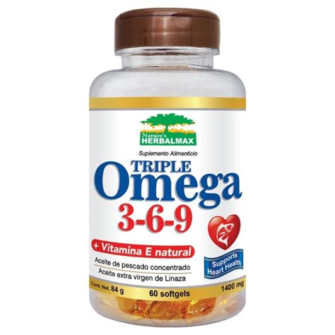 Omega 3 6 9 60 Cápsulas Comisariato Naturista